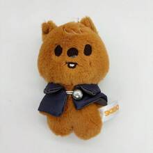 OUZEY Skz KPOP Stray STAY 10CM卡通黄鸡灰太狼魔法学院毛绒玩具钥匙扣挂件配饰STAY粉丝礼物