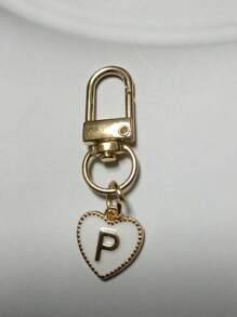 26er Buchstaben Buchstaben Schlüsselanhänger, rundkuppelförmig, zweiseitig, aus Legierung | Initiale A-Z, goldfarbenes Taschen- & Accessoire-Anhänger | Vielseitiger Karabinerverschluss Schlüsselring für Dekoration | Einzigartiges Schreibwaren, Rucksack & Kopfhörer-Taschenverschluss | Ideales Geschenk zum Geburtstag & Lernhilfe zu Halloween