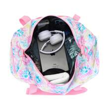 Bolsa de deporte estilo bolso de viaje con diseño de sirena y unicornio para niñas, bolsa de fin de semana, bolsa de viaje, bolsa de dormir, bolsa de gimnasio, bolsa de baile, regalo