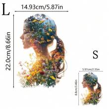 1/2/3PCS Double Explosion Landscape Printed Iron-On Patches, Hot Stamping Fashion Bestselling Items, Suitable For Clothing, Bags, Hats, Pillows And Other Accessories