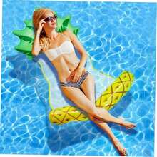 1 Folding Reclining Fruit Floating Bed (PVC), For Beach, Lake, Pool, Adult Seat Raft, Water Pad, Water Pool Games, Family Pool And Water Fun, Beach Buoy, Outdoor Games, Party Gift, For Adults, Suitable For Pool, Party, Beach - View 4