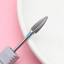 Easy Nail Spiral Professional Carbide Nail Drill Bit Electric Nail File Drill Bit Hot Selling High Quality - Grey - View 4