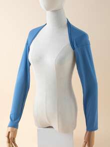 1 pièce Manches de protection anti-UV en modal léger et extensible de couleur unie, style classique d'été pour femmes, pour une utilisation en extérieur - Manches raglan unies - Voir 9