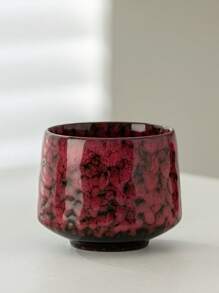 1pc 180ml Creative Ceramic Coffee Cup With Crackle Glaze, Espresso Cup, Latte Art Cup, Ice Cream Cup, Mousse Cup, Breakfast Milk Cup, Couple Cup, Suitable For Home And Office Use, Christmas, Ramadan, Eid Al-Adha Gifts Back To School