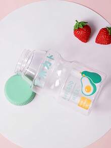 16 Oz Plastic Water Bottles, Strawberry Milk Water Bottle, Cute Clear Water Bottles For Kids, Girls, Women - Multicolor - View 9