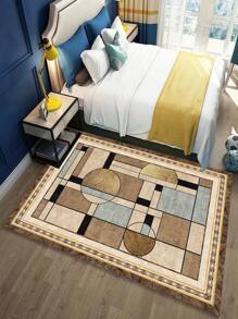 Minimalist & Fashionable Indoor Decoration Carpet, Short Pile Velvet Material Indoor Rug For Living Room, Sofa, Bedroom, Bedside Anti-Slip Mat, Dining Room, Kitchen, Office Chair Pad, Entryway Mat, Outdoor Picnic Blanket, Baby Crawling Soft Carpet, Outdoor Camping Mat