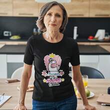 Playera Regalo Día de las Madres "Porque soy tu madre y punto" Disponible en varias tallas y en blanco y negro / Regalo Mamá - Negro - Ver 2