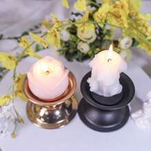 European Style Iron Candle Holder Dining Table Candlestick Wedding Candelabra Home Decor Aroma Candle Stand