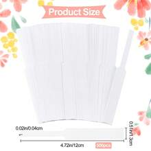 Perfume Test Strips 500pcs White Perfume Paper Strips Small Try Incense Paper For Testing Fragrances Essential Oils Aromatherapy - trắng - Xem 3