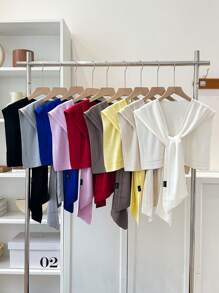 1pc Women's Plain Color Oblique Shawl, Suitable For Everyday Wear