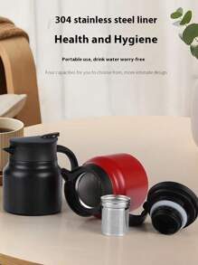Customizable Tea Maker Specialty For Tea 316 Stainless Steel Large Capacity Office Home Tea Maker Tea Separator Kettle