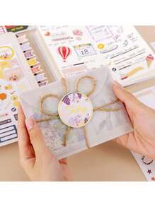 1.230 Stücke Planer Aufkleber mit Feiertagsmotiven für Tagebuch und Journal, Schulbedarf, Rückkehr zur Schule