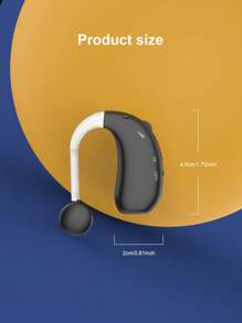 Invisible Noise Cancellation Amplifier For Adults And The Elderly With Mild Hearing Loss-Rechargeable Mobile Hearing Aid With Comfortable Silicone Earmuffs,