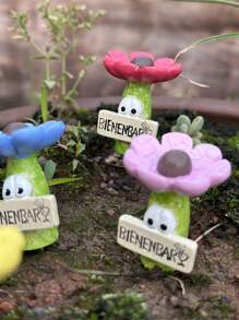 Floral Insect Waterer - Charming Waterer For Wild Bees And Insects, Biennbar Flower & Insect Waterer, Bee Water Station Cup, Butterfly Waterer Cup, Outdoor Garden Wood Pillar Yard Decor