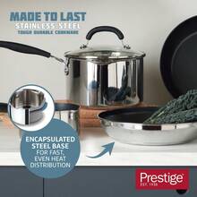 Prestige Made To Last Saucepan With Double Sided Straining Lids - 20 Cm / 2.8 L - 1 - View 2