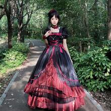 1 szt. Lolita Gothic Style All-Match Elegancki płaski kapelusz Mała spinka do włosów Akcesoria do włosów Halloween