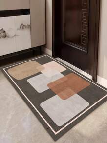 Minimalist & Fashionable Indoor Decoration Carpet, Short Pile Velvet Material Indoor Rug For Living Room, Sofa, Bedroom, Bedside Anti-Slip Mat, Dining Room, Kitchen, Office Chair Pad, Entryway Mat, Outdoor Picnic Blanket, Baby Crawling Soft Carpet, Outdoor Camping Mat