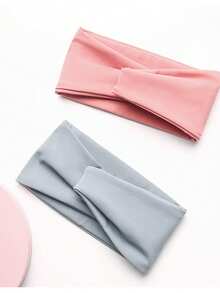 Sweatband Sports Headband For Basketball Cycling Outdoor Fitness Yoga, Moisture Wicking, Unisex - Multicolor - View 4