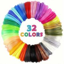 10 filaments PLA de 3D Pen de 1,75 mm lumineux, mesurant 5 m chacun, soit un total de 50 m, kit d'échantillons PLA de 3D Pen, couleurs aléatoires, 1 stylo de soudure 3D, stylo d'impression 3D, stylo multifonction, stylo de graffiti 3D, outil créatif DIY à chargement rapide de type C, adapté pour les étudiants avec écran LCD, comprenant 10 m de filament PLA, cadeau d'anniversaire (couleur du fil aléatoire, certains styles/positions/couleurs aléatoires) (Remarque : pas de chargeur USB)