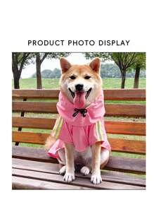 Reflective Dog Rain Poncho, Convenient Outdoor Pet Rain Jacket