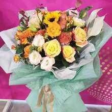 10 piezas de papel para envolver ramos de flores con estampado de flores de meteoro, papel mate para manualidades, decoración de ramos de flores, materiales florales para tienda de flores - Multicolor - Ver 4