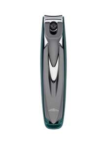 1pc Hollow Stainless Steel Nail Clipper With Anti-Splash Function And Nail Debris Collection Design, Available In 3 Sizes And Colors, Home Manicure Tool