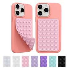 1pc Silicone Suction Phone Case Mount,Phone Suction Grip,Octobuddy,Sticky Phone Grip, Adhesive Phone Stand Sticky For Cell Phone Halloween Christmas For Holiday Gift Giving