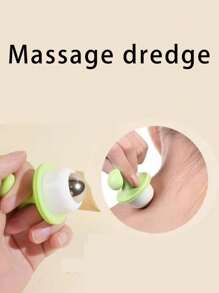 Pequeña herramienta de masaje con rodillos, apta para aplicar compresas de hielo y masaje en los ojos y la cara, alivia la fatiga, masajeador multifuncional