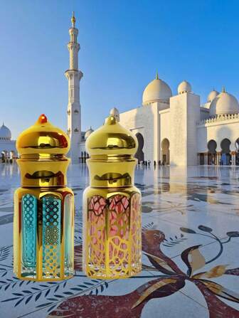 1 Bottle Arabian Pink Floral & Fruit Scented Essential Oil, Refreshing Aroma For Daily Use, Home, Gathering, Work And More, Portable