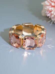 1 件 23*23 毫米方形水晶奢华手链，适合节日派对 - 手鐲 - 查看 24