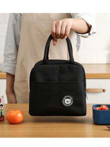 1 pezzo Borsa termica per il pranzo con motivo orso carino - contenitore termico per alimenti, borsa a tracolla impermeabile e portatile per scuola, ufficio, conservazione di cosmetici, gite al mare, forniture scolastiche, viaggi, scatola per il pranzo delle donne, picnic, campeggio, borsa frigo