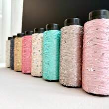 Ice Silk Thread Feature Shiny Sequin Beads Thread Yarn Hair Special Price DIY Hand-Knitting Yarn Fine Line
