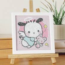 Sanrio 1 Set Sanrio Hello Kitty & Friends 5D DIY Diamond Painting Kit With Frame, Cute Gift For Diamond Painting Beginner