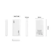 YLYP Ultra Sottile Power Bank portatile da 5000mAh/10000mAh, progettato per emergenze all'aperto, con doppia USB/Type-C/Micro, compatibile con /Android e altri dispositivi elettronici digitali, perfetto come regalo per le vacanze.