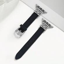 1 pieza Correa de reloj en forma de D para 38mm, 40mm, 41mm, 44mm, 45mm, 46mm, 49mm, correa ajustable en longitud para Ultra Series 10, 9, 8, 7, 7 SE, 6, 5, 4, 3, 5, 4, 4, 3, 2, 1, estilo para damas