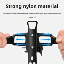 Soporte giratorio de 360 grados para botella de agua de bicicleta multifuncional - Material de nailon duradero - Accesorio de portavasos para motocicleta, apto para todas las bicicletas de montaña/carretera y scooters eléctricos