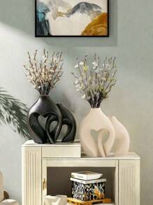 2 Pieces Of Creative Couple Series Home Decoration Vases Large And Medium Combination Indoor Desktop Ornaments Suitable For Indoor Decoration In All Seasons