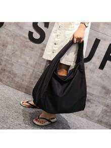 Women's Large Nylon Crossbody Shoulder Bag For School Work College Use