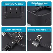 Rider Bag, Storage Bag, Motorcycle Modification, Retro Universal Side Bag, Luggage, Saddle Bag, Side Bag, Waterproof Hanging Bag - Black - View 8