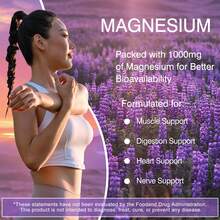 BUPORAI Magnesium Citrate 1000mg - Strong Bone Muscle Health, Supports Digestive Health - 120pcs - 120 Capsules - 查看 5