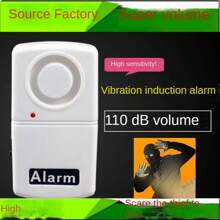 1 pieza Alarma antirrobo por vibración para coches, puertas, ventanas, almacenes, patios (Batería no incluida)