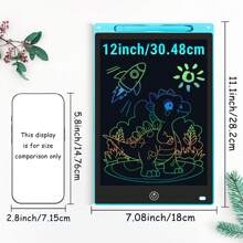 XZBB LCD-Schreibtafeln in verschiedenen Größen 8,5/10/12/16/20 Zoll, Kinderschultafel zum Zeichnen, Multifarbiges Großformat-Schreib- und Zeichenwerkzeug, kreatives Talent, Denkaufgaben für Kinder ab 3 Jahren, One-Touch Bildschirm löschen/sperren, Reise/Geburtstags/Einschulung/Weihnachtsgeschenk, zufälliger Rahmen im Blindpack