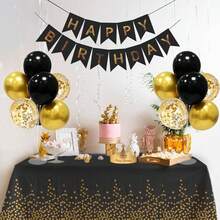 Black And Gold Party Decorations Balloon Stand Table Centerpieces For Birthday Wedding Retirement Anniversary Father's Day Halloween New Years Graduation Decorations 2025 - Multicolor - View 3
