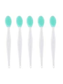 2-In-1 Silicone Facial Cleansing Brush - Gentle Nose & Lip Exfoliating Tool, Soft Dual-Sided Exfoliating Face Scrubber, Formaldehyde-Free, Unscented, For Blackhead And Nose Hair Removal, Gentle Cleansing, ABS Plastic Handles For All Skin Types - Multicolor - View 18