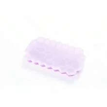 1pc Silicone Honeycomb Ice Cube Tray With Lid, 37-Grid Silicone Ice Mold, Ice Cube Tray