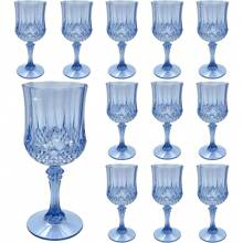 1/3/6/12/24 pièces Verres à vin en plastique réutilisables vintage gaufrés, coupes à champagne robustes, verres à jus convenant pour les fêtes et les mariages