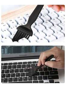 9 pièces Brosse en plastique multifonctions, brosse de nettoyage pour téléphone portable et ordinateur, brosse d'élimination de la poussière du clavier, ensemble de brosses pour les interstices de voiture industrielle