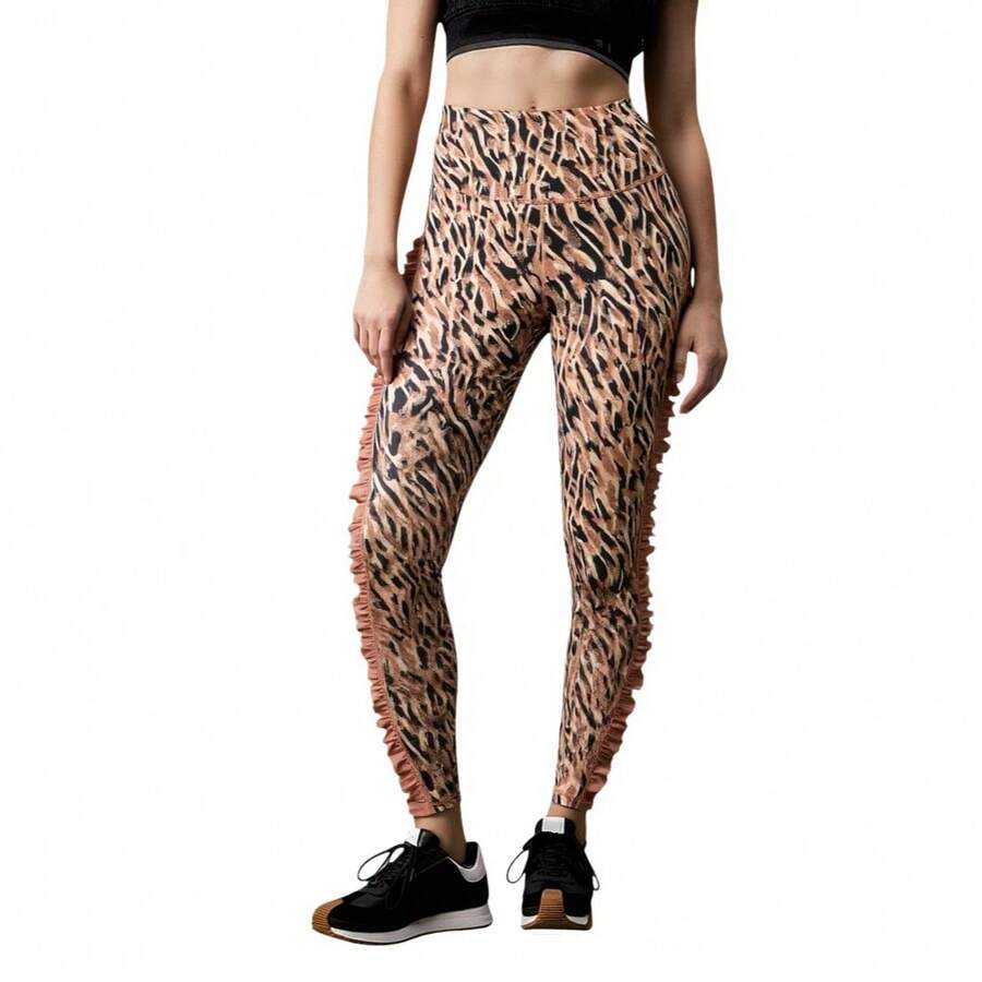 Adidas YGA ST AOP 78 TIGHT - Multicolor - View 1