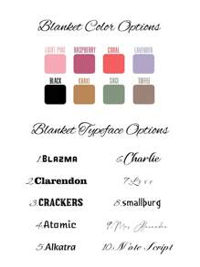 1pc Custom Blanket With Name, Personalized Blankets For Girls Boys, Customized Soft Flannel Name Blanket For Adults,Office, Personalized Gifts Christmas Gifts, Halloween Gifts,250GSM