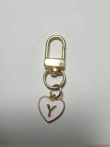 26er Buchstaben Buchstaben Schlüsselanhänger, rundkuppelförmig, zweiseitig, aus Legierung | Initiale A-Z, goldfarbenes Taschen- & Accessoire-Anhänger | Vielseitiger Karabinerverschluss Schlüsselring für Dekoration | Einzigartiges Schreibwaren, Rucksack & Kopfhörer-Taschenverschluss | Ideales Geschenk zum Geburtstag & Lernhilfe zu Halloween